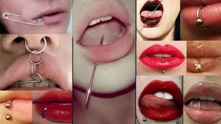 Lip Piercing|Extreme Lip Piercing|Lip Pierce/Pin/Ring|Types Of Lip Pierce|Got My Lips Pierced