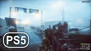 BATTLEFIELD 4 PS5 Gameplay Singapore Hurricane Storm Campaign 4K ULTRA HD