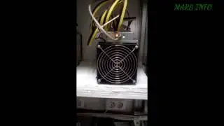 Ферма добычи Биткоинов Antminer S7 Bitman