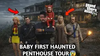 GTA 5: Franklin New Born Baby Went to Horror Penthouse 😰💀shinchan Try To Stop them😰😭🥶 Ps Gamester 