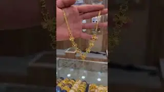 Light weight gold necklace #gold #trending #royal gold