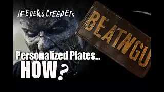 Does The Creeper Go To DMV? Jeepers Creepers plates #licenseplate #Creepersplates #BEATNGU