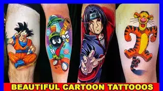 Cartoon Tattoos, Anime Tattoos, Cartoon Tattoo Ideas, Anime Tattoo Ideas, Best Cartoon Tattoo Design