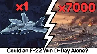 What If a Modern Fighter Jet Fought at D-Day?
