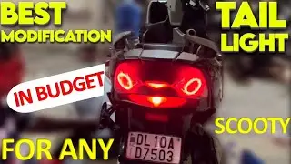 Best Tail Light Modification For Any Scooty In Budget Installed In Honda Dio 125 | Ep-3 | SpeedToday
