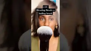 elf blending brush vs buffing brush #brownskin
