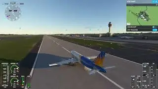 Taking off from lambert airport  in a allegiant a320 (MSFS)