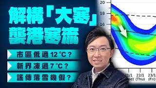 解構「大寒」後襲港3日寒流！市區低過預測12°C？新界凍過7°C？謠傳月中落雪幾假？#李鈺廷講天氣 LIVE