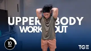 10 Minute Upper Body Dumbbell Workout at Home | Arms, Shoulders & Back Burner