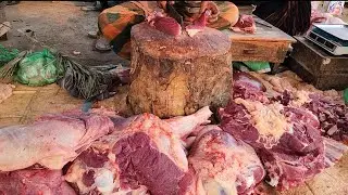 FunnySkilled Butcher Ideal Meat Market #sharpknives #meatcuttingskills #meat #cowmeat