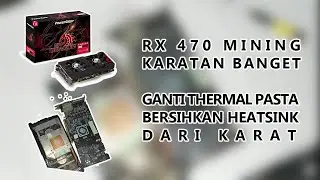 Repasta VGA Mining Gak Kuat Panas, Mati Seketika RX 470.
