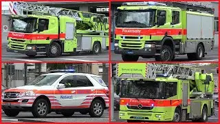 Großeinsatz Wohnungsbrand - Schutz & Rettung Zürich