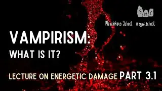 Vampirism: What Is It? The Lecture On Energetic Damage, Part 3.1