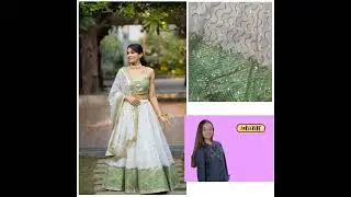 #short #shortvideo #viral Meter Flare Georgette  Satin Silk Sequins work Lehenga with Cancan Canvas