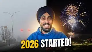 Happy New Year 2026 Vlog | Calgary Life | Fireworks | Vlog 43 | INDER CANADA