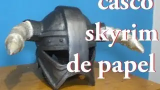 casco dovahkiin papel Skyrim