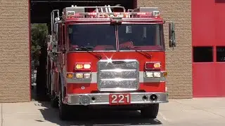 SBCoFD Medic Truck 221 Responding