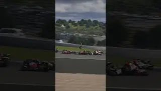 Brad Binder Gets Flung into a Summersault by Valentino Rossi!#automobile #rossi #motogp #motogp24