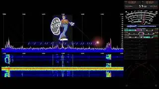 Lightning Static on 75 meter AM Whille Listening To TimTron