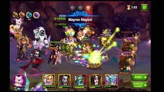 Hero Wars Insane Alvanor buff stacking.
