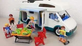 Playmobil Familien Wohnmobil 6671 auspacken seratus1 Aquapark Camping