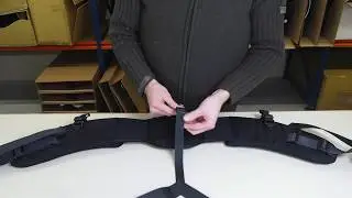 Wheelie V Shoulder Strap Conversion Kit Setup