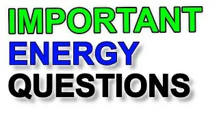 REVISE GCSE Physics Energy Questions (in 4 minutes)
