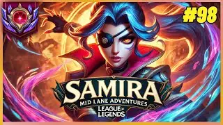 Samira Mid Lane Adventures #98 | Samira vs Yasuo - PENTA KILL & Flawless game?! | Ranked Patch 14.24