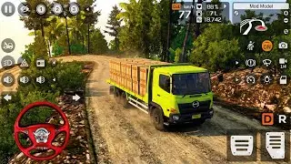 Hino 500 Flatbed Muat Semen Offroad MOD Map | BUSSID Simulator 3D Gameplay 2026