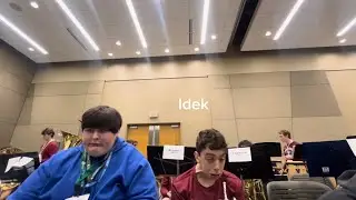 All State Band Rehearsal Shenanigans