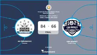 #95 National Division 2025/26: AS PERVANCIUC - CBA BASCHET (masculin), (Tur 15, Etapa 2), 21.02.2026