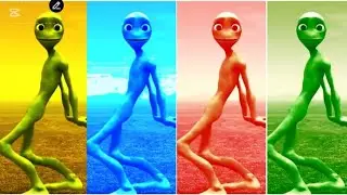Alien Dance | Fun colors | Dame Tu Cosita #coffindance 