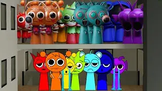 Mini Sprunki Family is Sad and Want Me to Save Them From Whole GMod Hotel of 4K SPRUNKI Family!