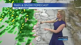 4:30am Monday Forecast KOIN 6 News January 22, 2018