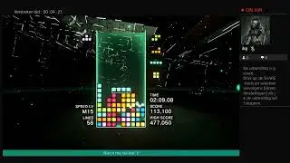 Live: Failing at Tetris - Playing some Master Mode in Tetris Effect Connected on the PlayStation4