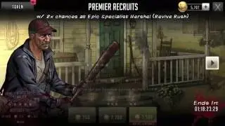 tWD: Road to Survival - Premier Recruits - Revive Hershel, 2x chances +10-pull OPENING