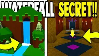 *НОВЫЙ* СЕКРЕТ ВОДОПАДА!! | Построй лодку и найди сокровища в ROBLOX