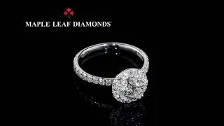 Maple Leaf Diamond&trade; Halo Ring