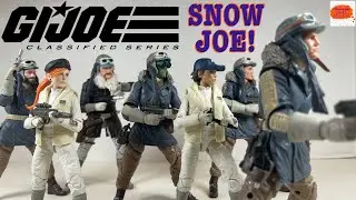 SNOW JOE! Kitbash Custom Star Wars Black Series GI Joe Classified Series Action Figure Review Winter
