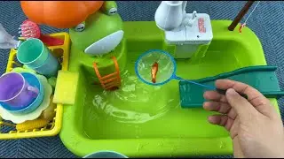 10 Minutes Satisfying with Unboxing Barbie Princess Frog Kitchen Sink Playset ASMR | Review Toys