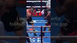 Crawford Masterfully Controls the Gap vs Canelo 🔥🥊 #boxing #shorts