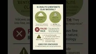How zeolite and bentonite work to draw toxins