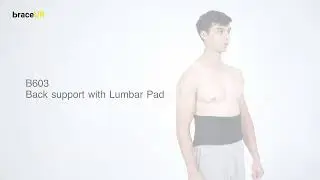 BraceUP Back Brace with Lumbar Pad &ndash; Strong Lower Back Support & Pain Relief