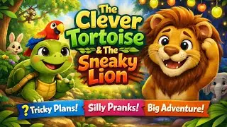 The clever tortoise &the sneaky lion| Bedtime story for kids| short story for toddlers 
