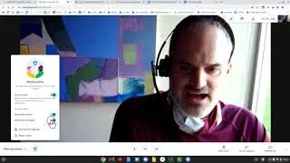 Turning on/off chat in Google Meet