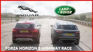 Jaguar F-Pace S vs Land Rover Range Rover Velar - Forza Horizon 5 Highway Race