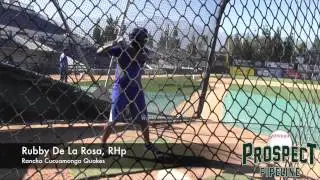 Rubby De La Rosa Batting Practice Video, Rancho Cucamonga Quakes