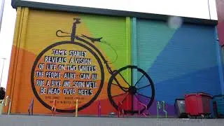 James Starley Mural by Angry Dan