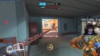 #60 RANK! HARBLEU ROADHOG GAMEPLAY OVERWATCH SEASON 34 TOP 500