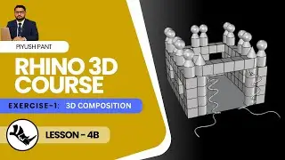 Rhino3D Course Lesson-4B: Exercise-1-Using Array, Layers & Copy &mdash; Essential Beginner Modeling Tools
